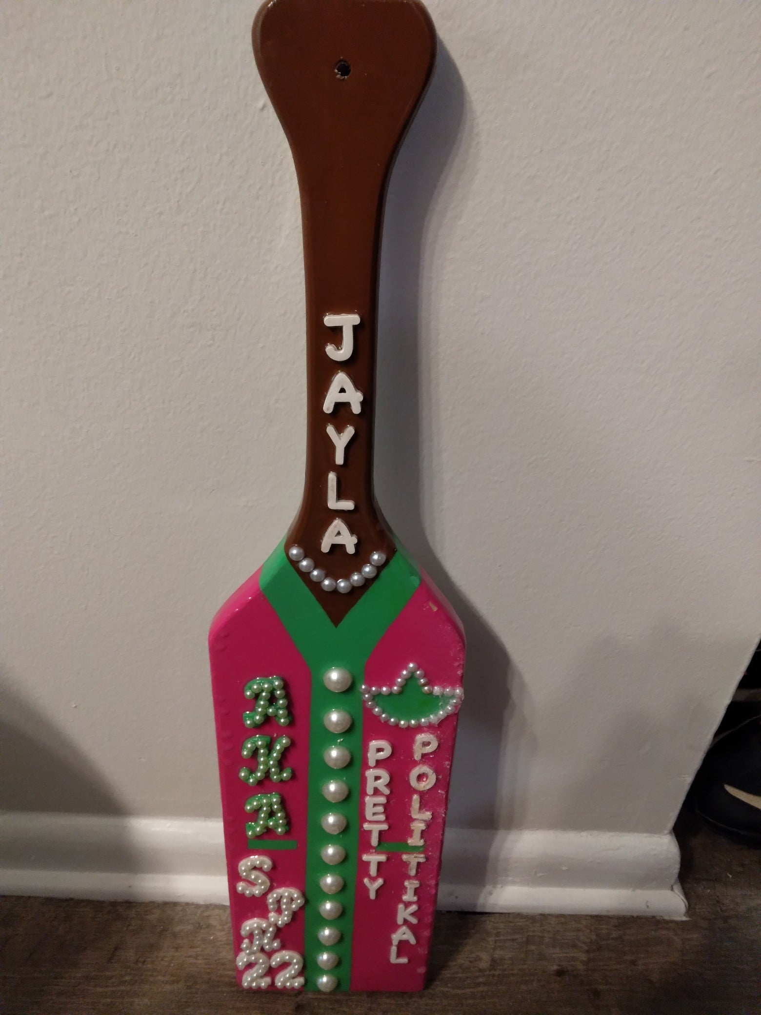 Alpha Kappa Alpha Sorority Inc. Cardigan Style Paddle