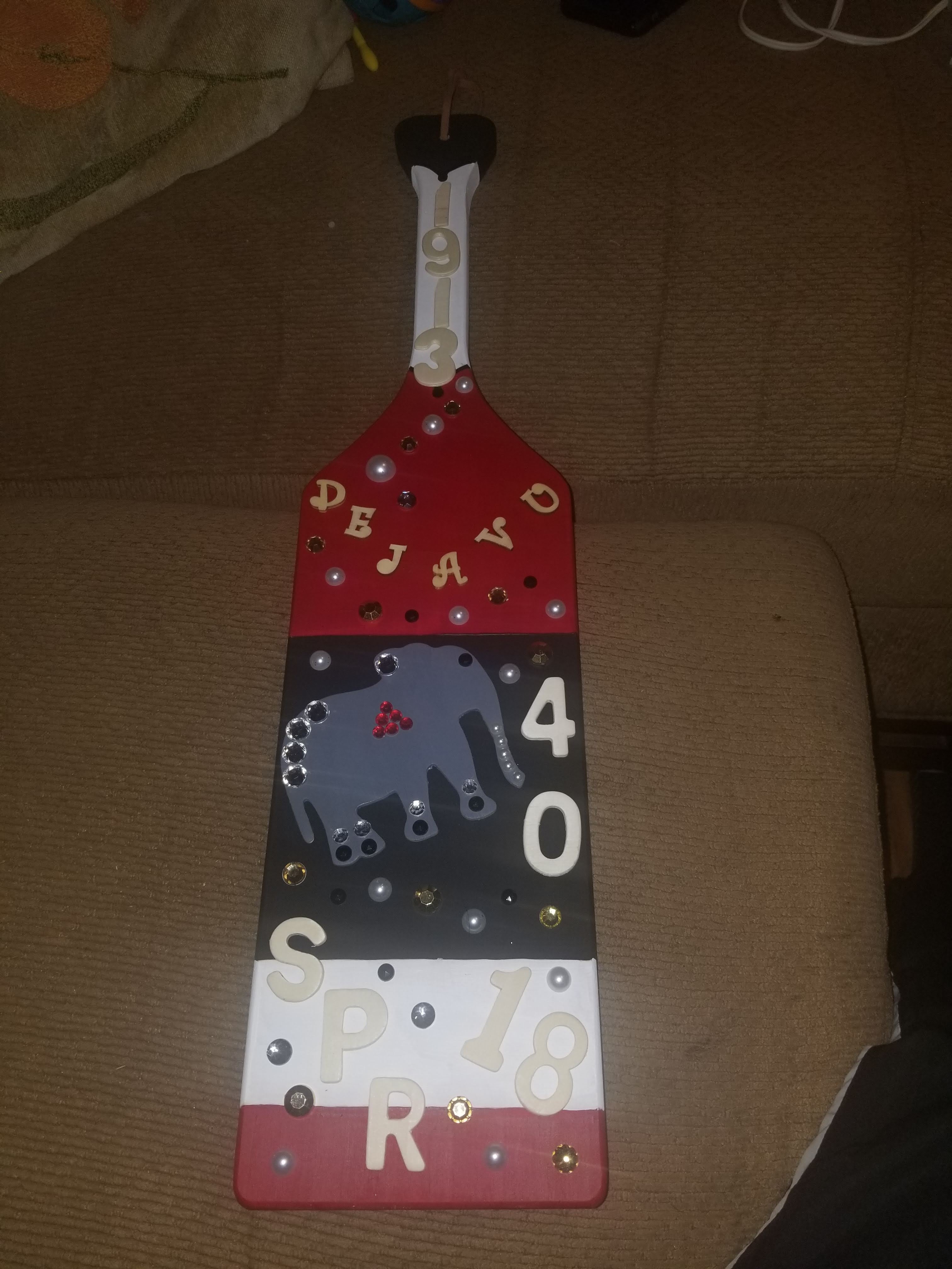 Delta Sigma Theta Sorority Inc. Paddle
