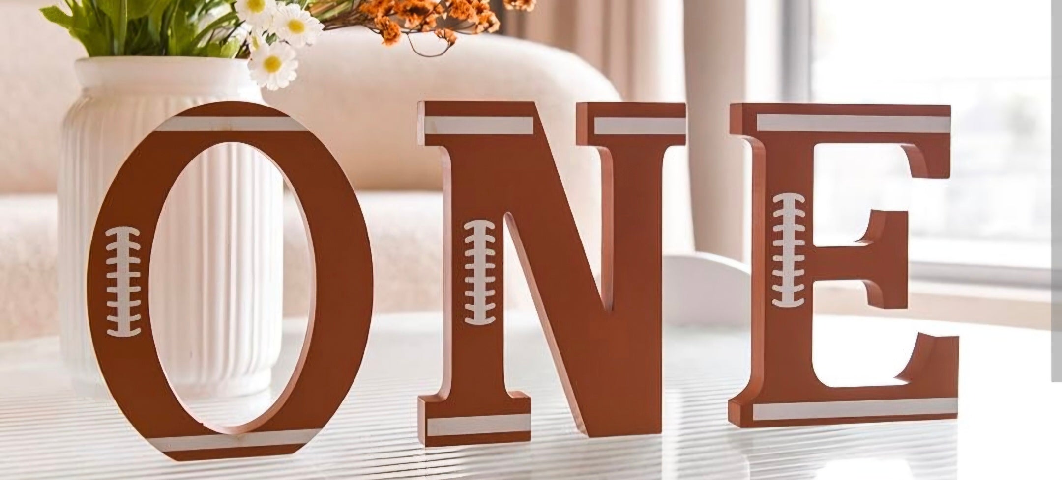 Football Themed Letters